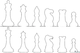 chess game Coloring Pages To Print